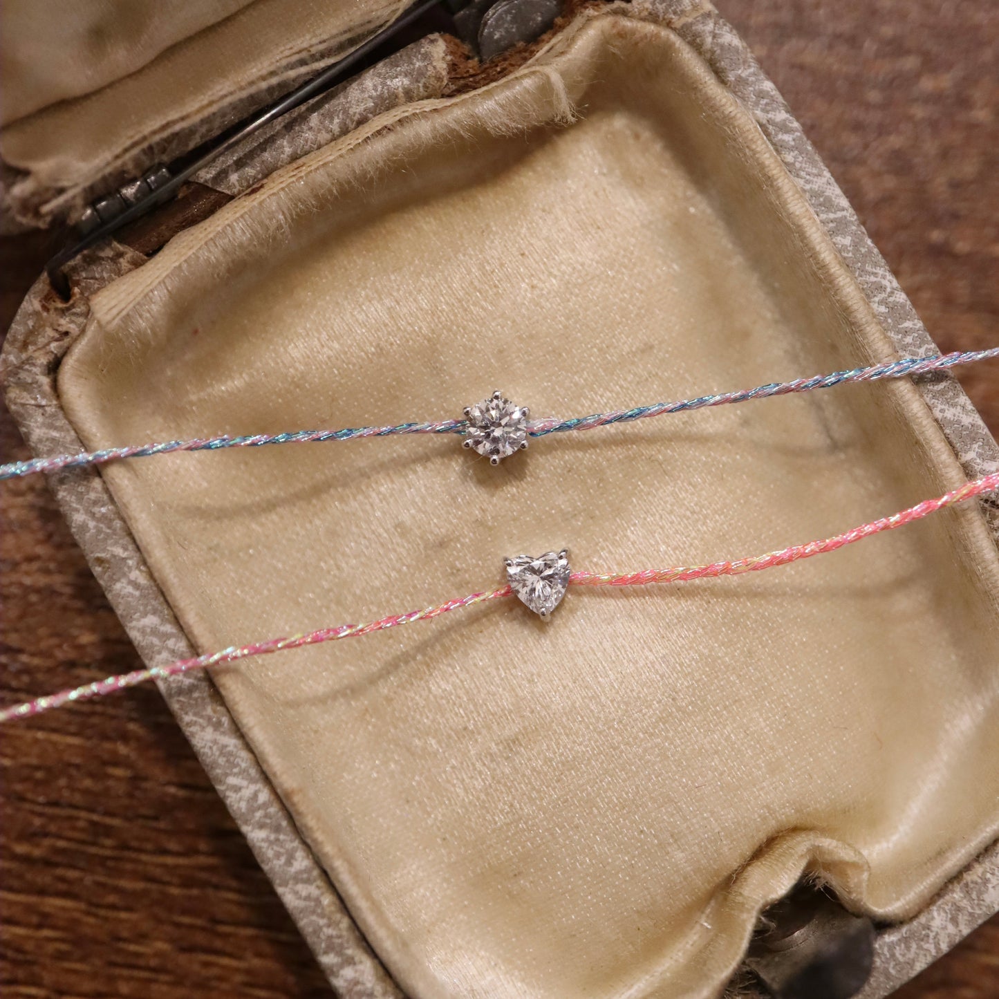 18K Diamond Thread Bracelet