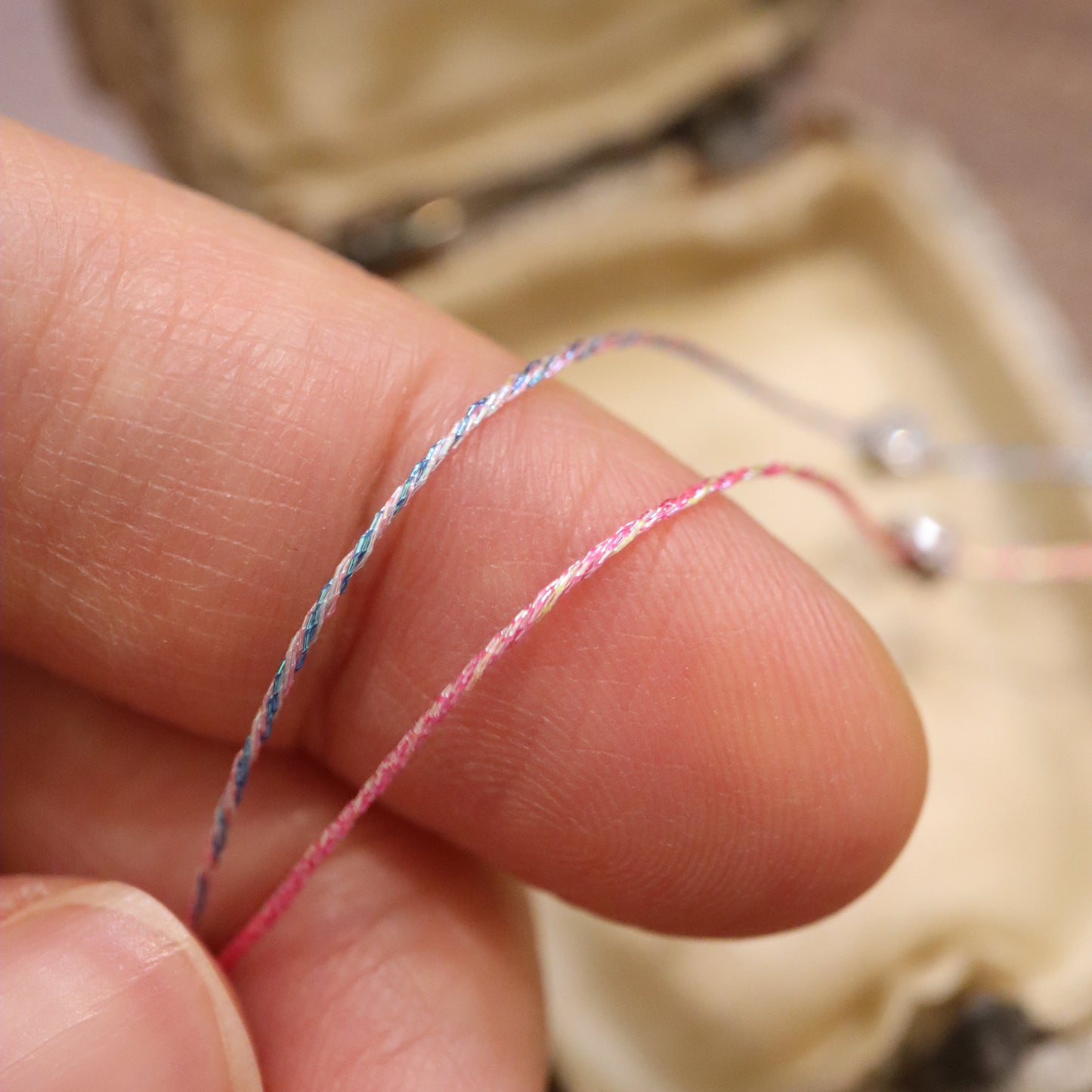 18K Diamond Thread Bracelet
