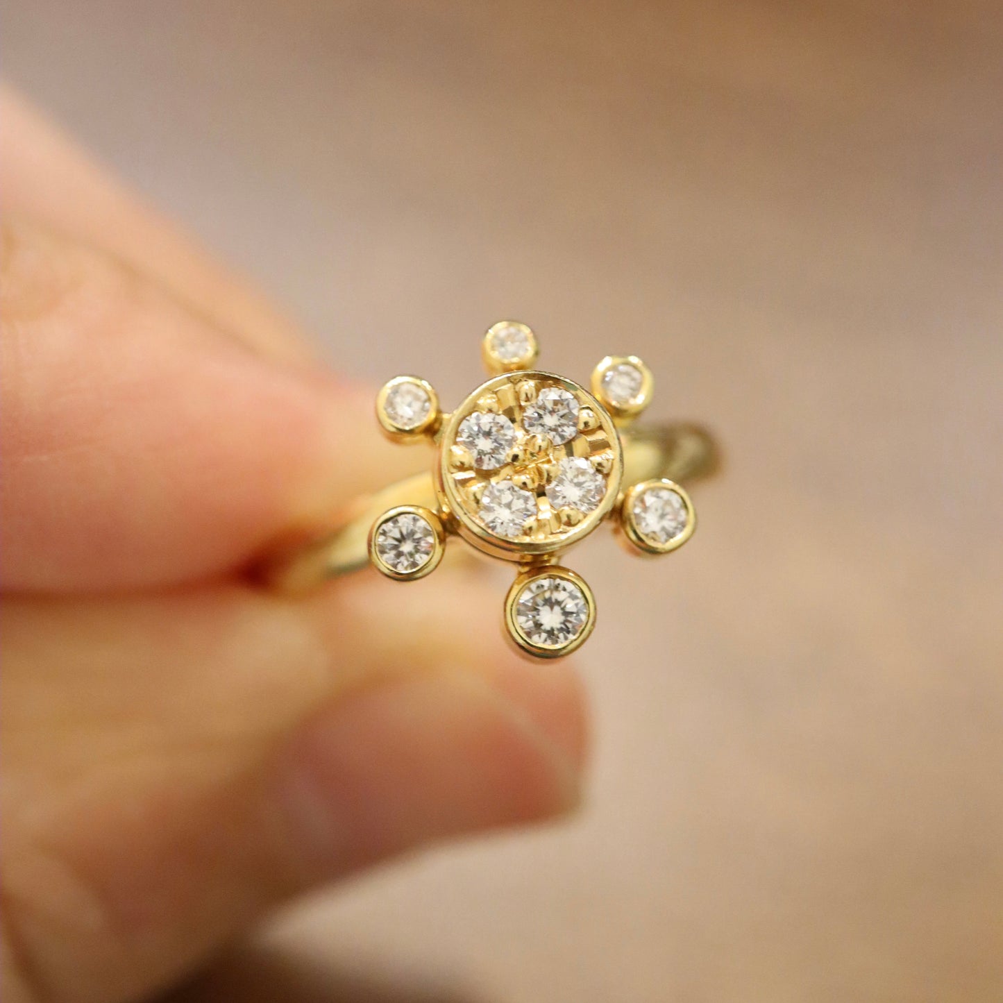 18K Vintage Waltham Spinner Ring