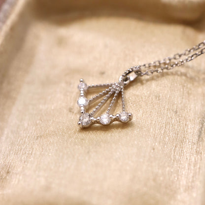 10K Dainty Diamond Necklace
