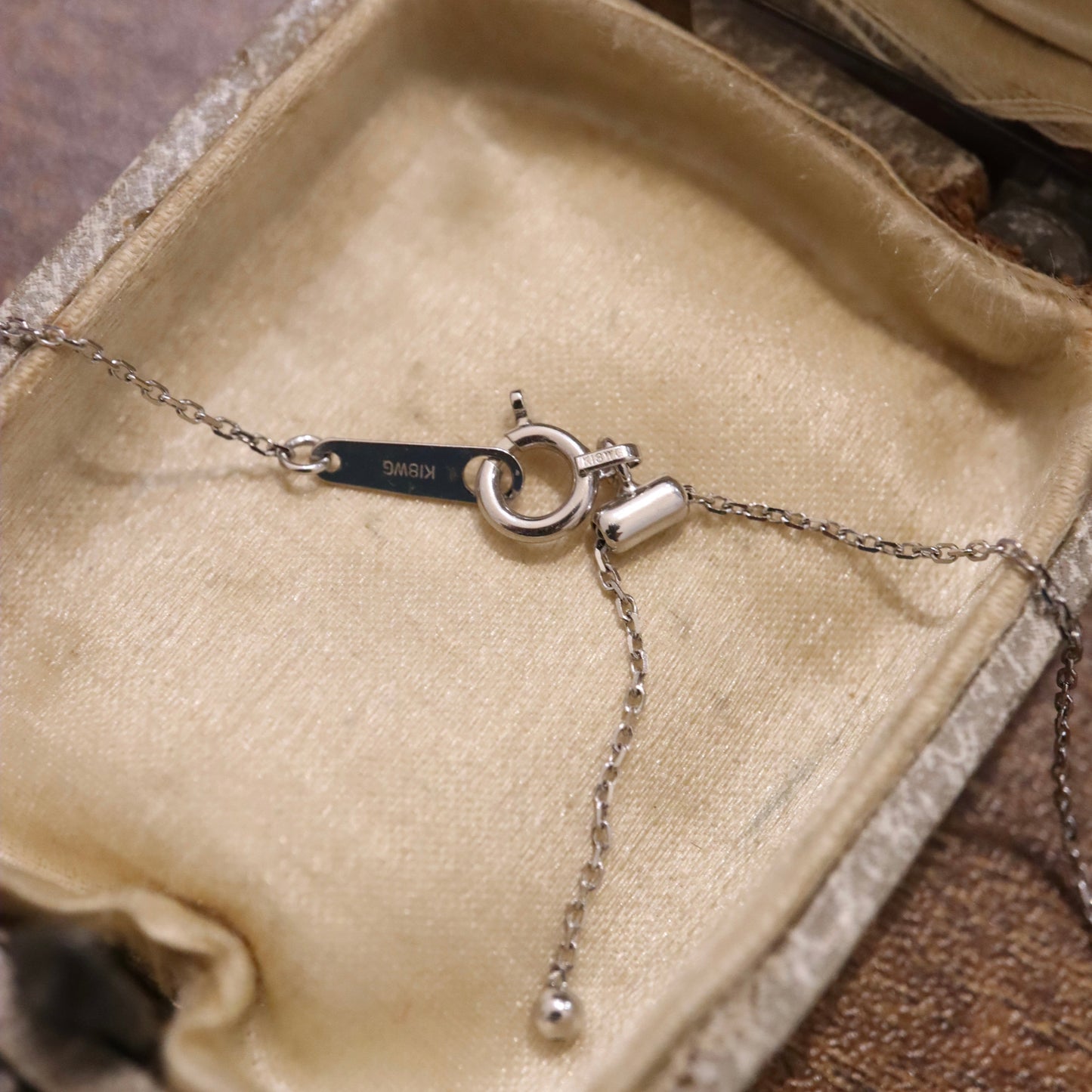 18K Sapphire and Diamond Petal Neckkace