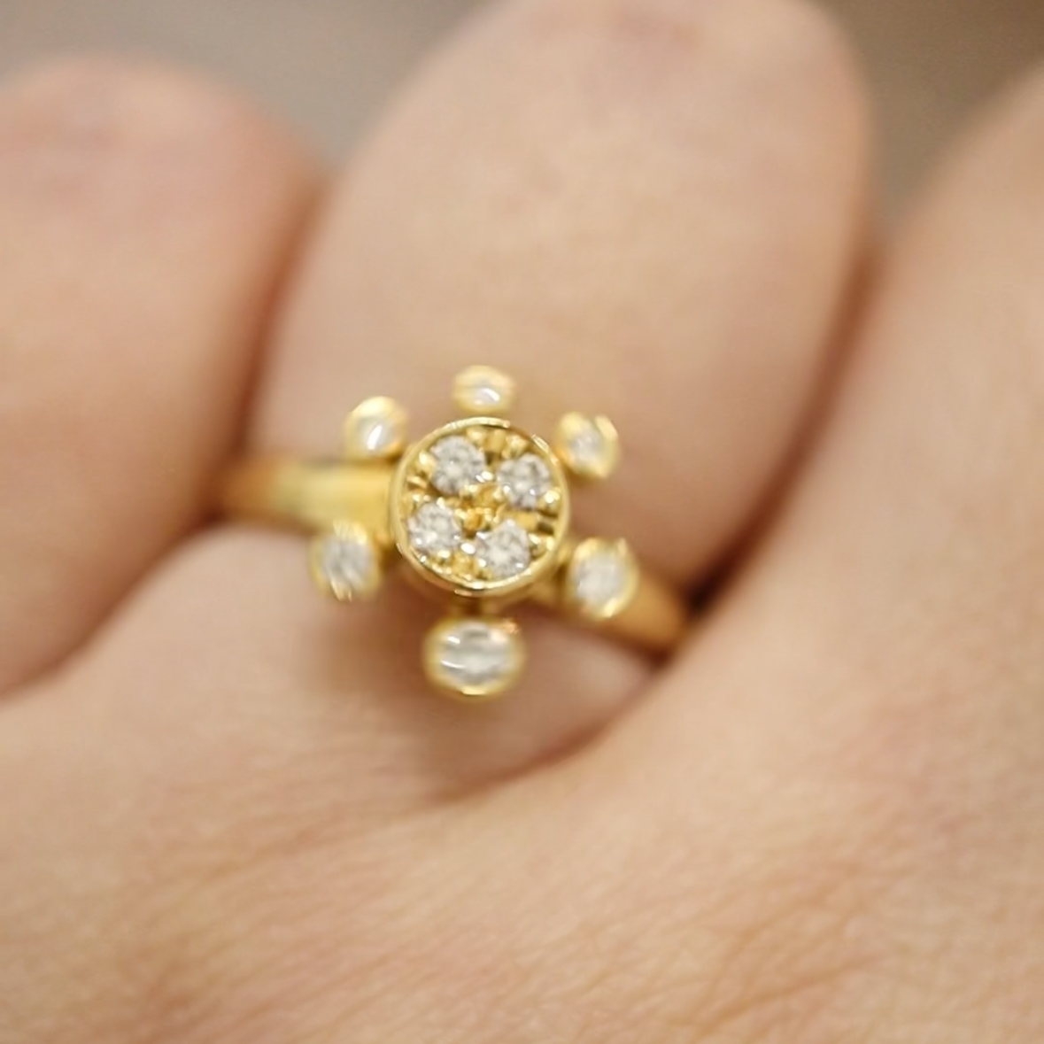 18K Vintage Waltham Spinner Ring