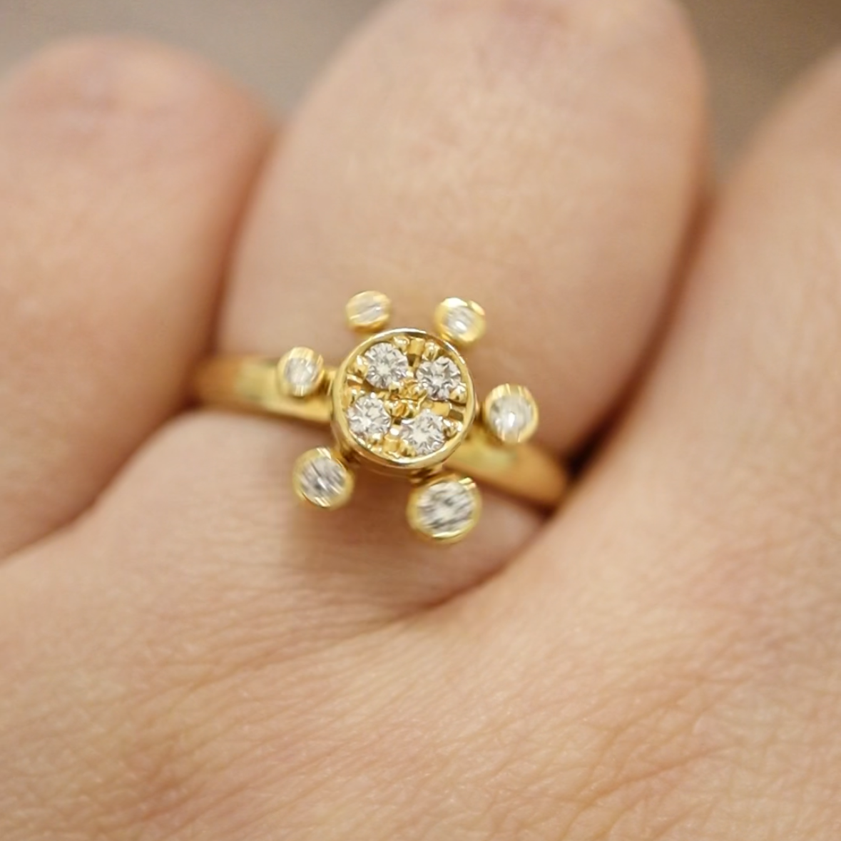 18K Vintage Waltham Spinner Ring